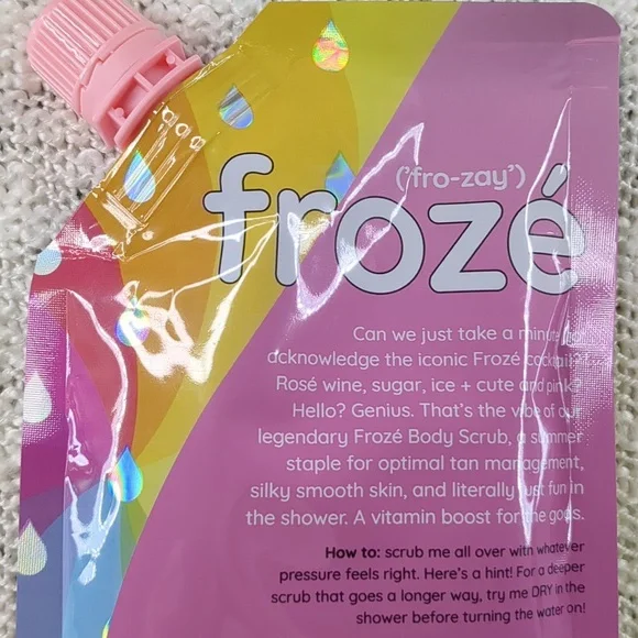 dew of the gods Frozé Vitamin BodyScrub, 150ml/5.29fl oz - Picture 8 of 13